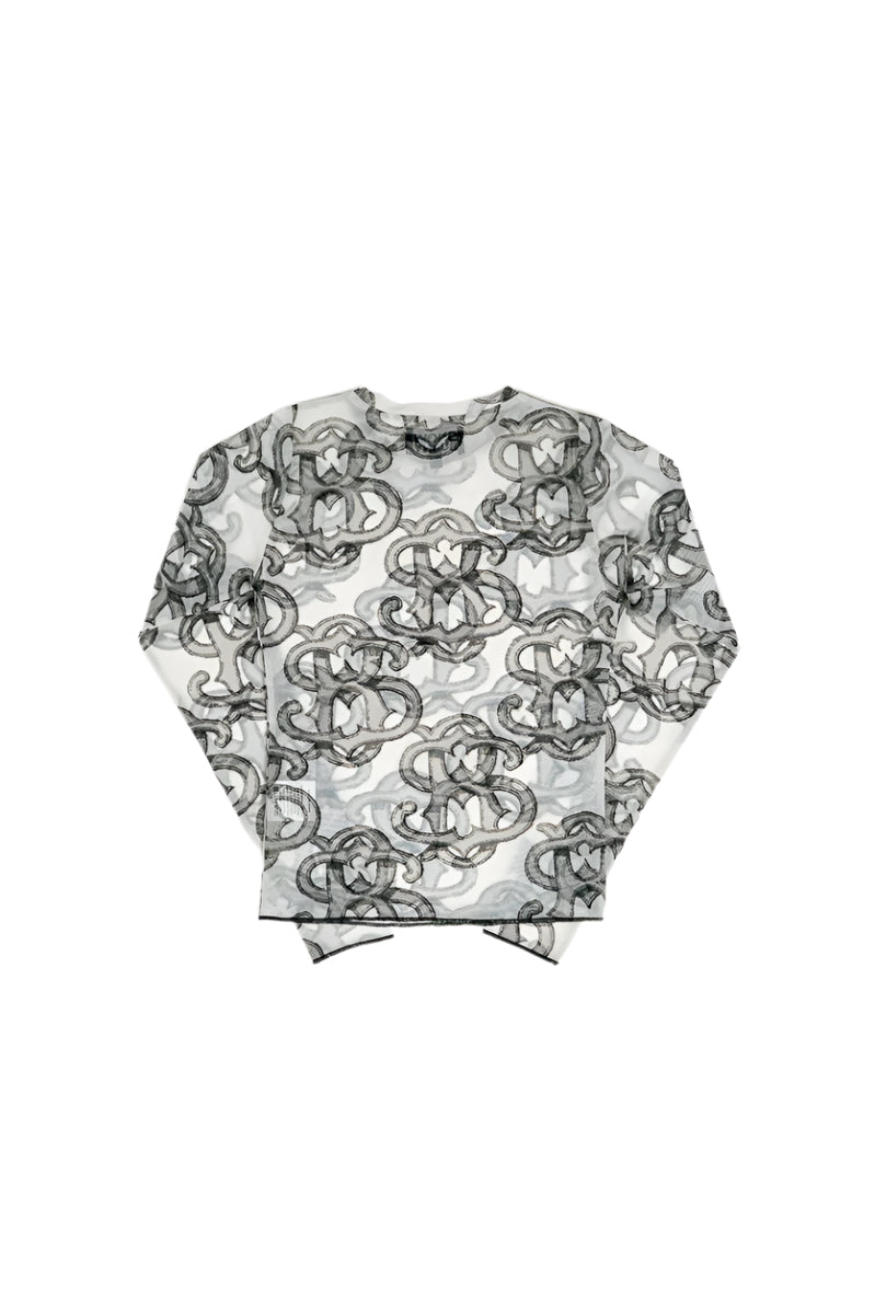 BLACK THORN MESH TOP