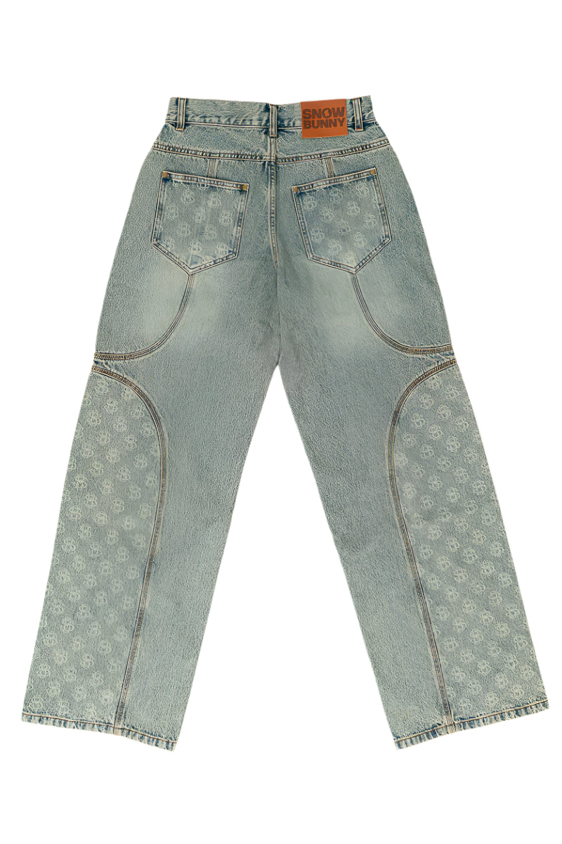 SANDWASH DENIM JEANS