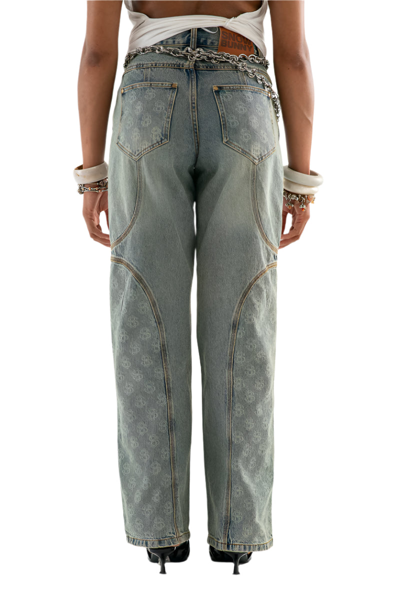 SANDWASH DENIM JEANS