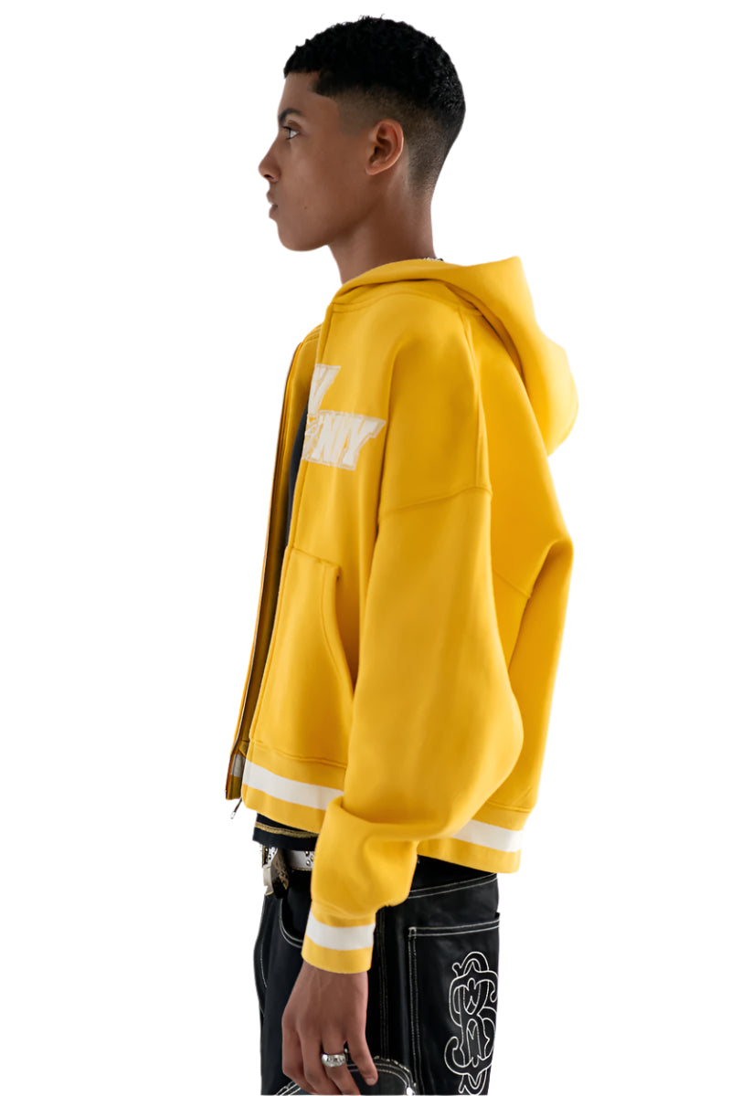 SB Varsity Zip Hoodie "Mustard"