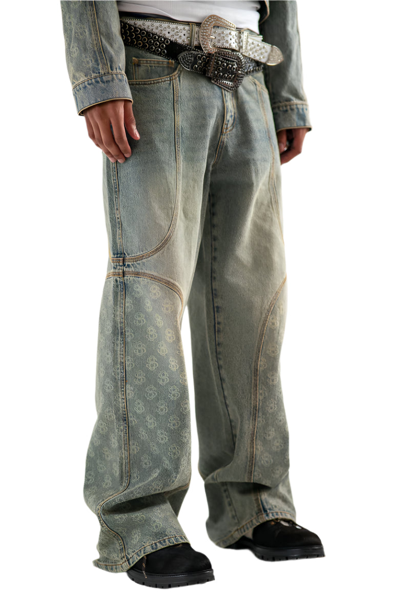 SANDWASH DENIM JEANS