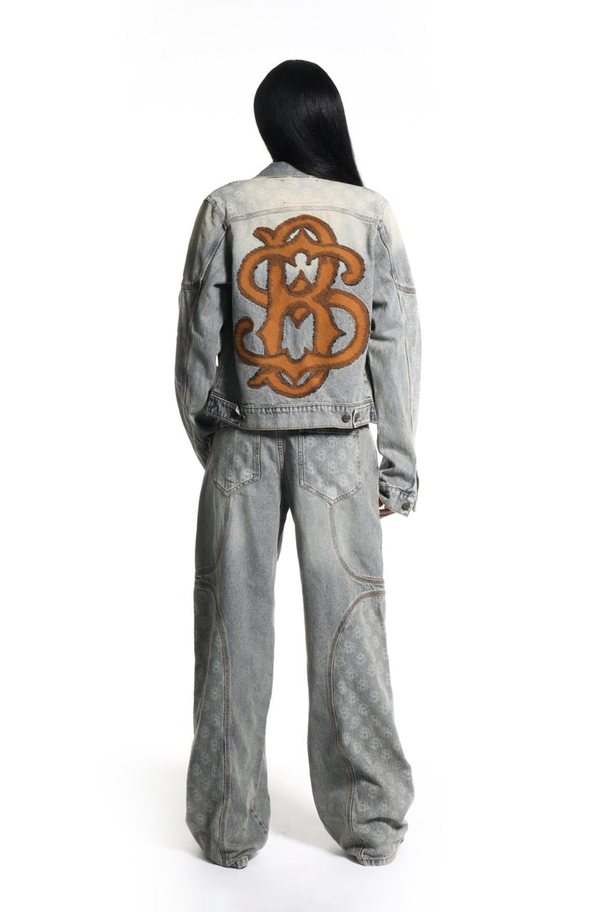 SANDWASH DENIM JEANS