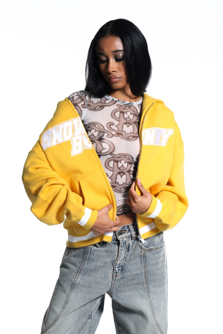 SB Varsity Zip Hoodie "Mustard"