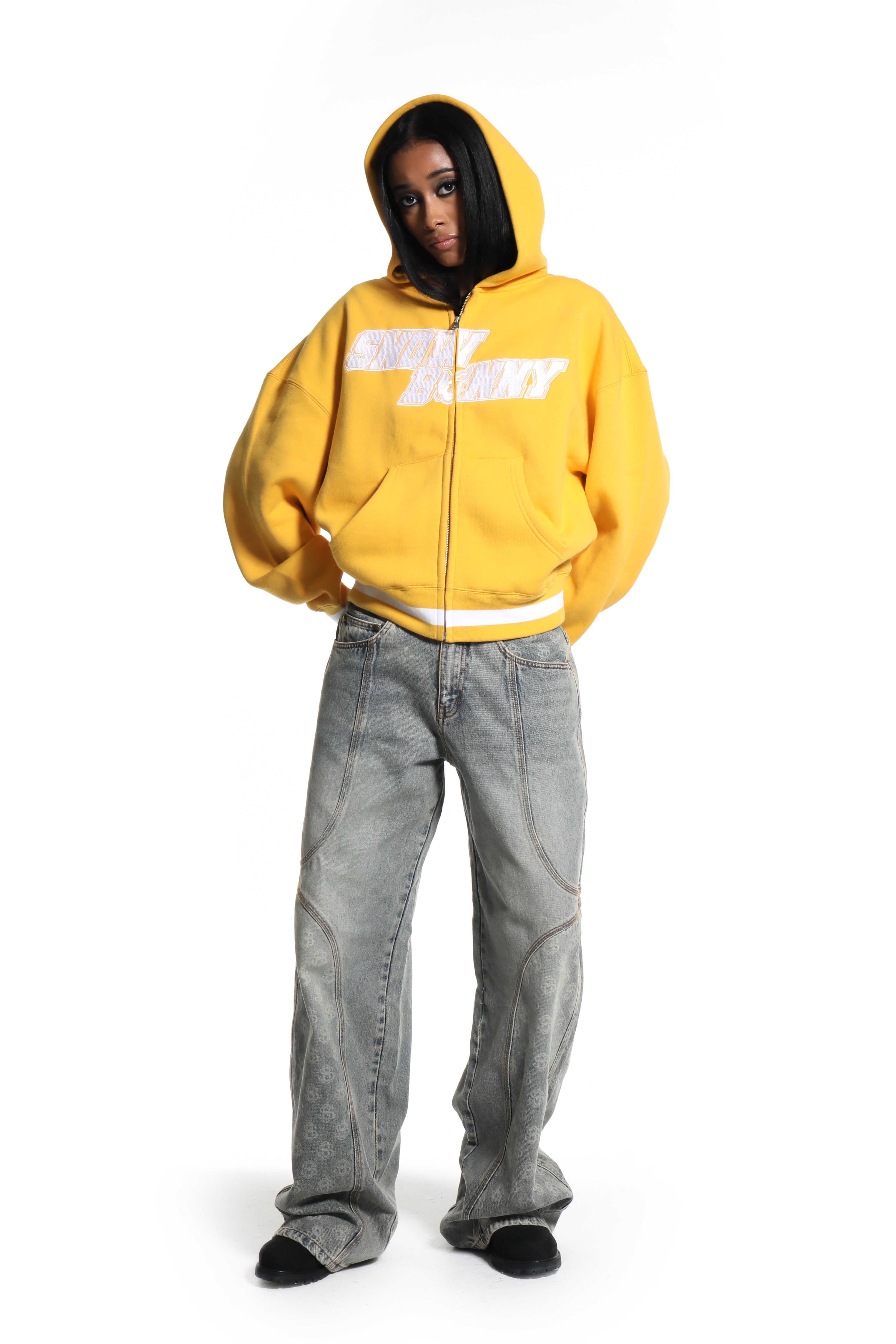 SB Varsity Zip Hoodie "Mustard"