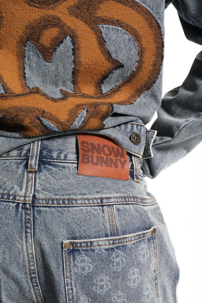 SANDWASH DENIM JEANS