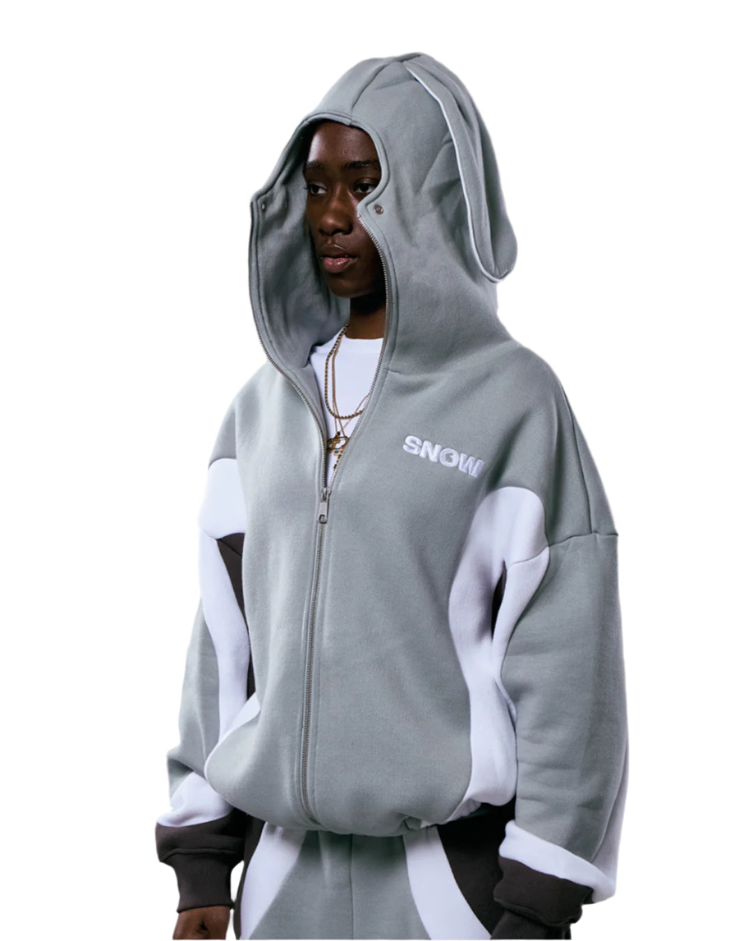 SNOW ZIP HOODIE