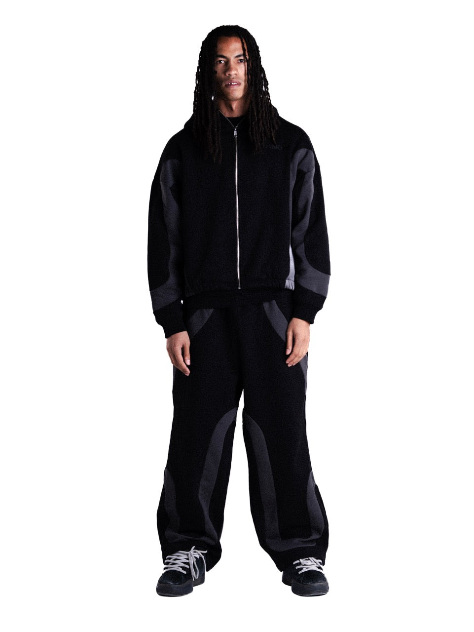 Snow suit triple black full tracksuit