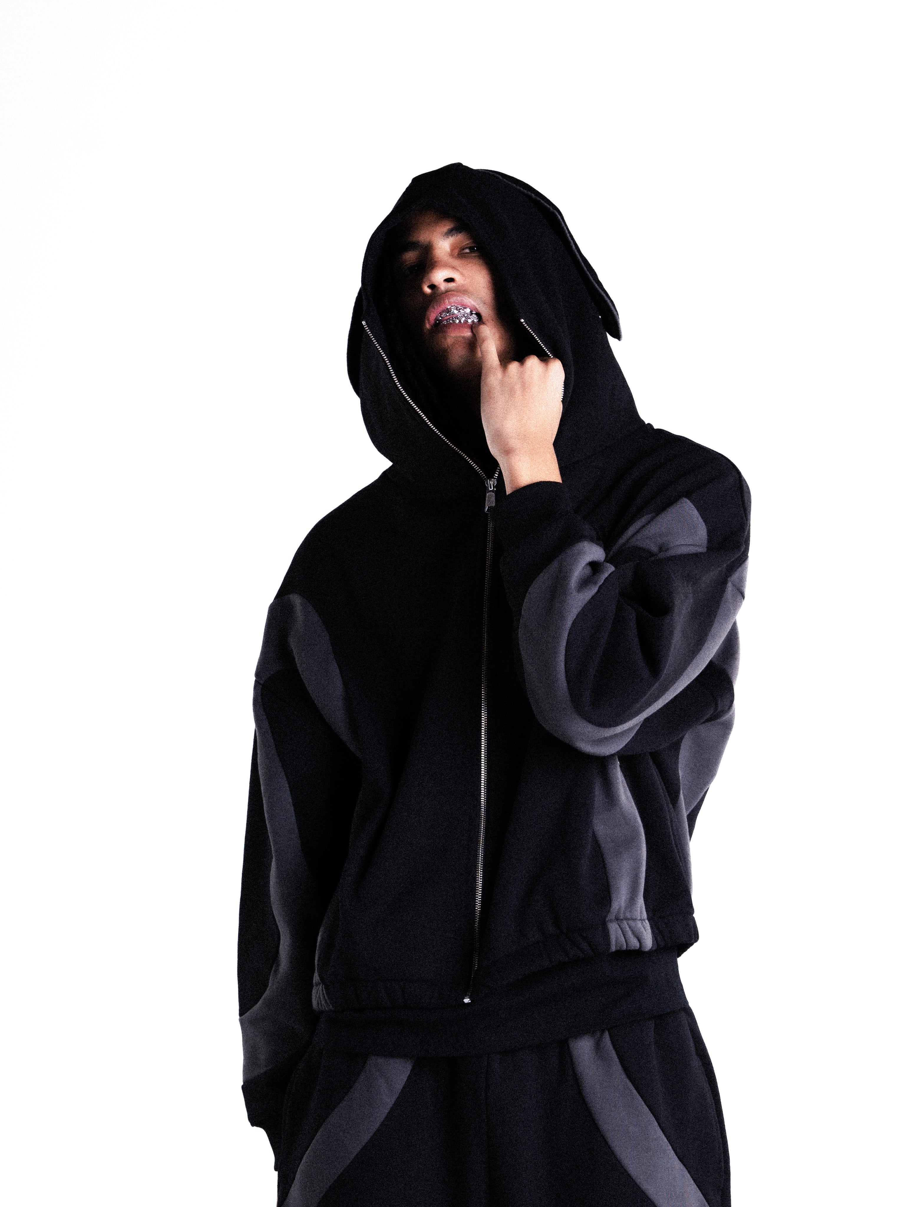 Snow suit triple black full tracksuit