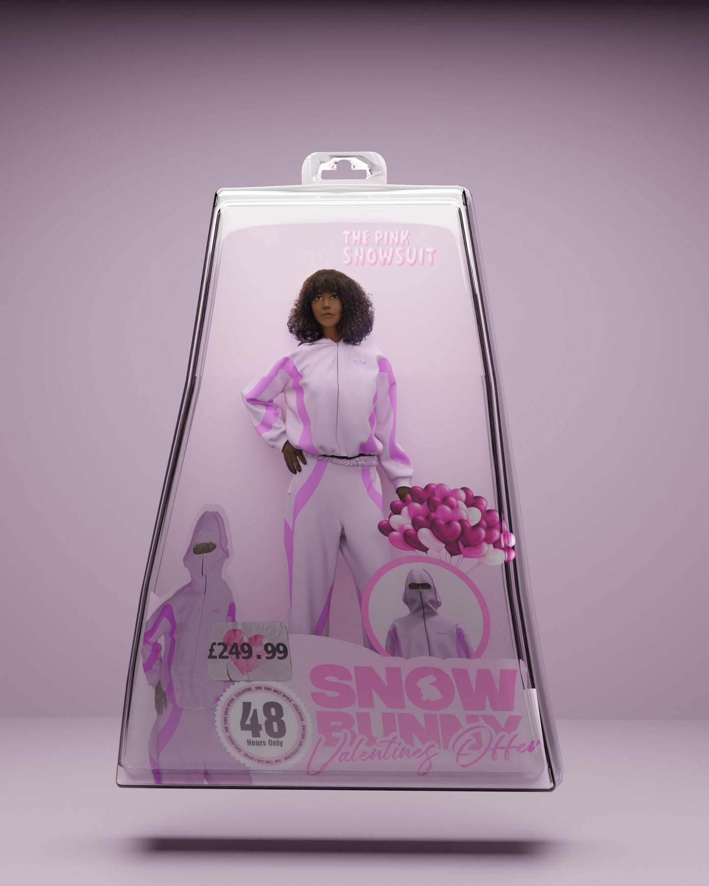 SNOWSUIT TWO TONE PINK (EXCLUSIVE) 249.99 FOR 48 HRS