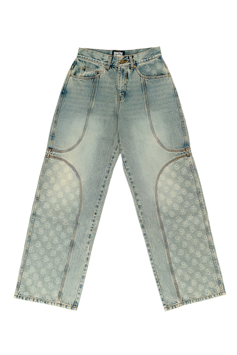 SANDWASH DENIM JEANS