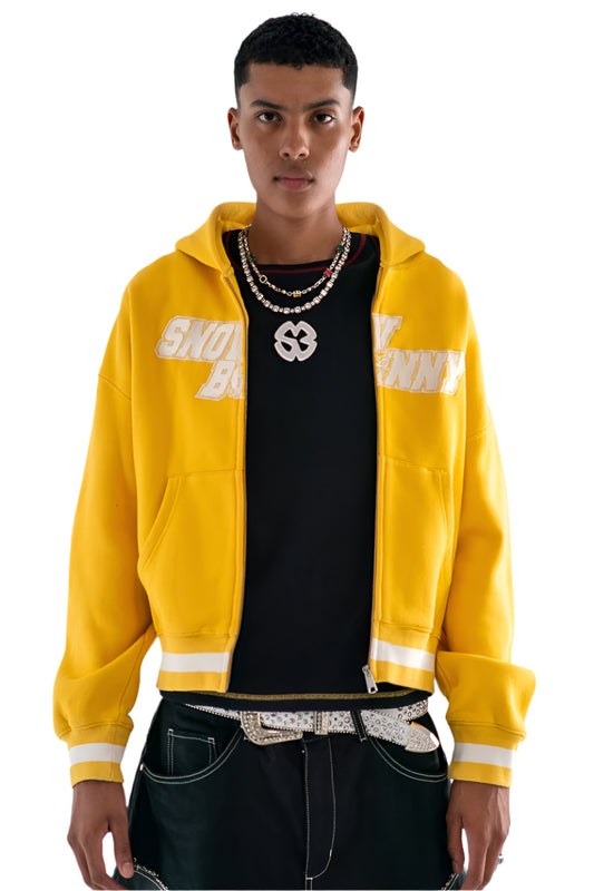 SB Varsity Zip Hoodie "Mustard"