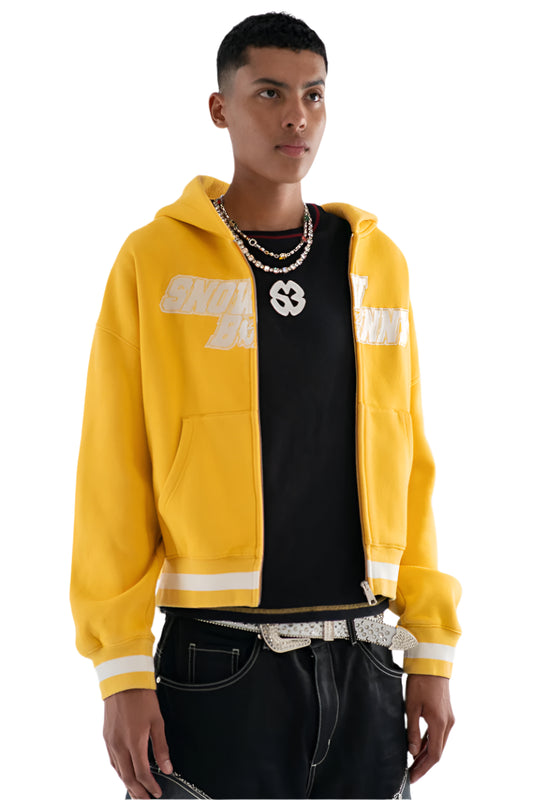 SB Varsity Zip Hoodie "Mustard"