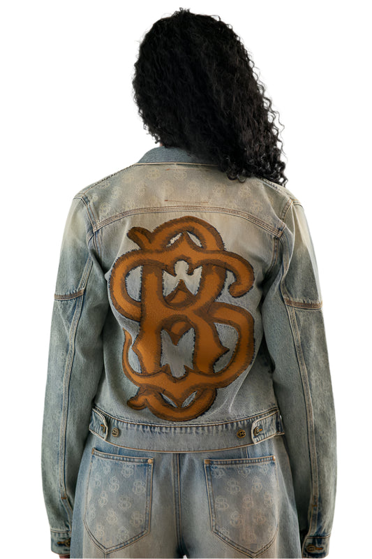 SANDWASH DENIM JACKET