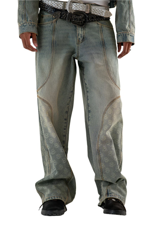 SANDWASH DENIM JEANS