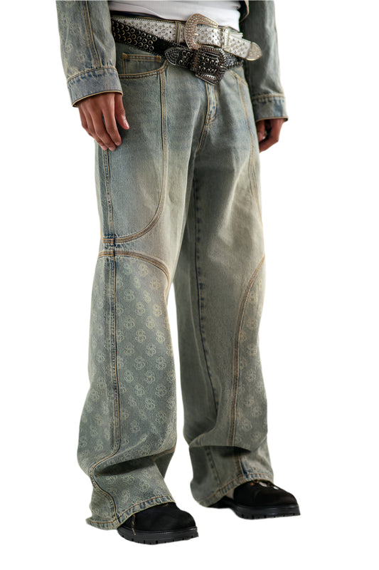 SANDWASH DENIM JEANS