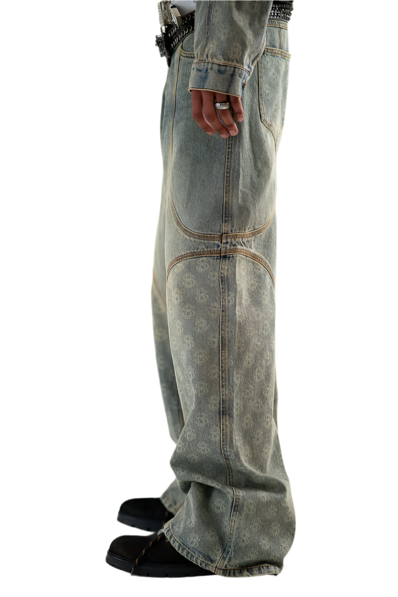 SANDWASH DENIM JEANS